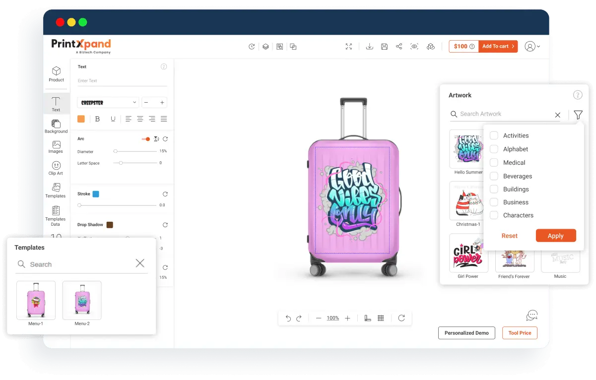 Promotional Product Designer Tool Promotional Product Designer Tool